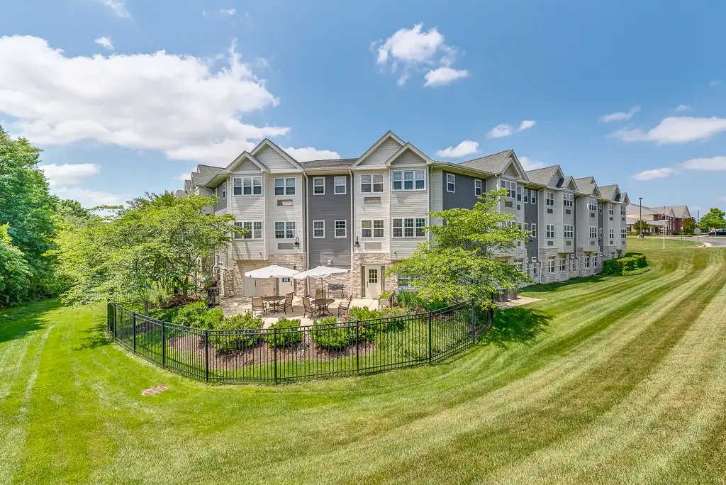 Exterior of Building with Patio and Garden Exterior of Building with Patio and Garden